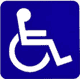 ADA compliant reserved seating for wheelchair and accessible seats