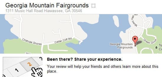 Georgia Mountain Fairgrounds on Google Places The Georgia Mountain Fairgrounds
