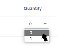 Select Ticket Quantity