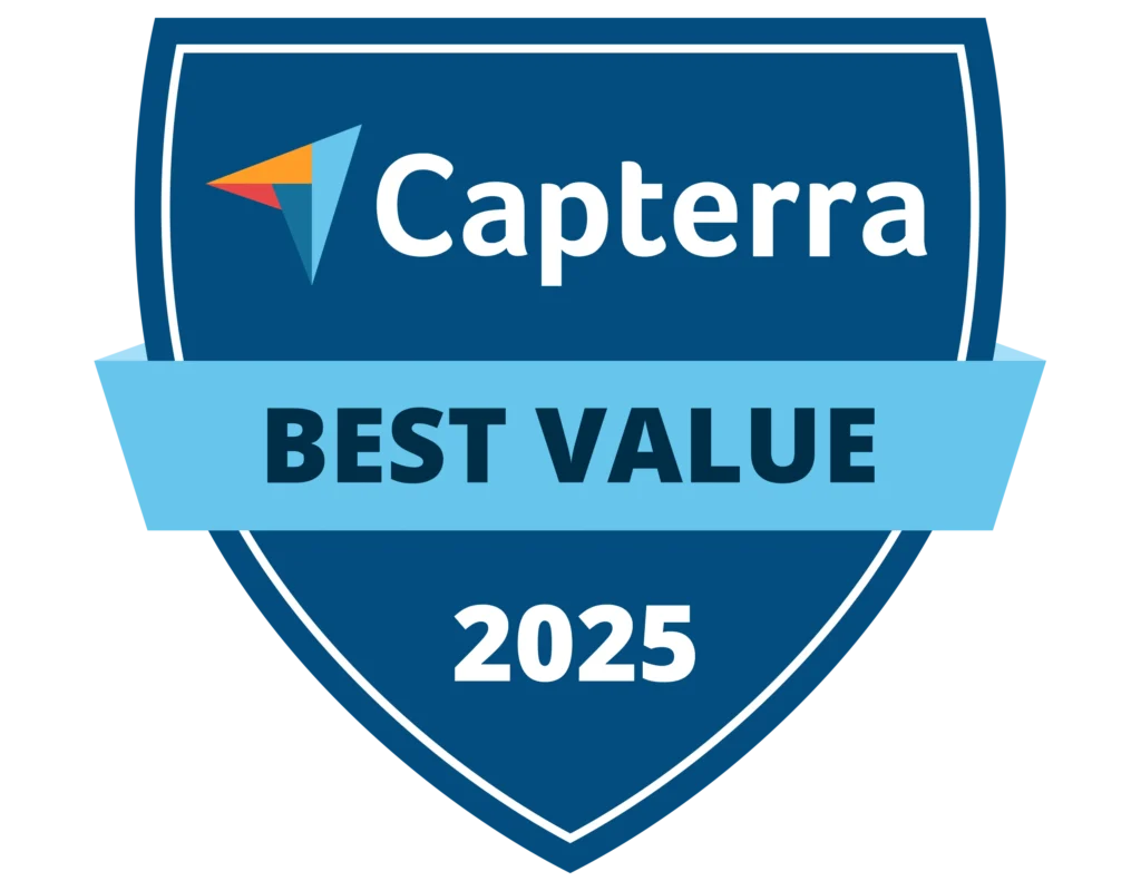 Capterra Best Value 2025 award