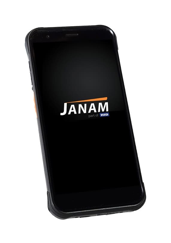Janam XT4 rugged handheld scanner paired with ThunderTix