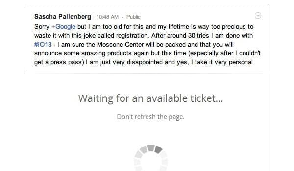 google-I-O-2013-sold-out Google can learn from the ticketing industry