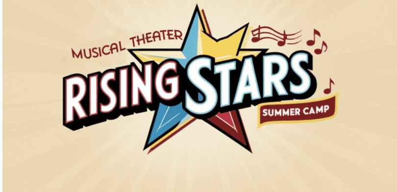 A Rising Stars Musical Theater Summer Camp registration page built as a general admission event in ThunderTix.